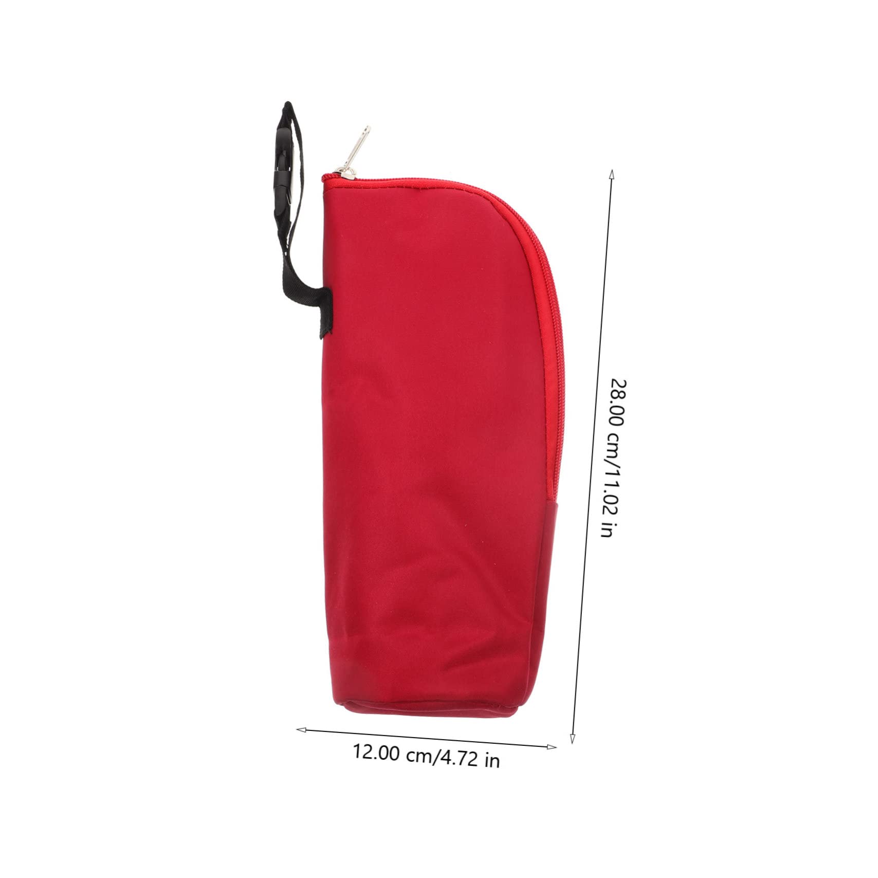 BESTonZON 4 Set Borsa Isolante Per Biberon Borsa Portatile Custodia Porta Bottiglia D'acqua Sacchetto Per Alimenti Per Bambini Borse Termiche Per Bottiglie Di Latte La Borsa Metallo Rosso