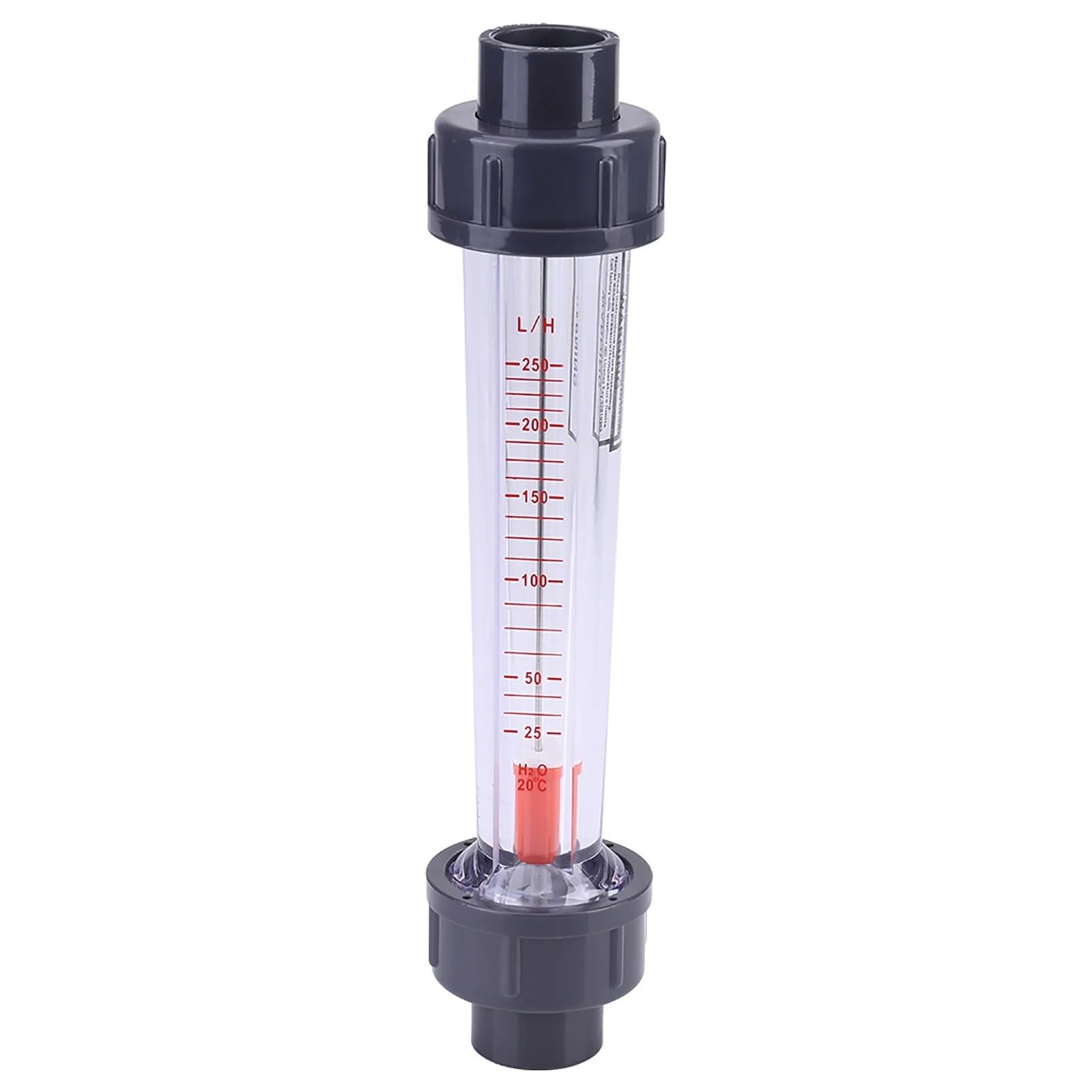 25-250L/H Flowmeter Water Flow Meter Tube Type Flowmeter Plastic Tube Type 25-250L/H Instantaneous Water Flowmeter