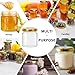 Betrome 1.5 oz Mini Glass Honey Jars, 60 Pack 45ml Clear Canning Jars Jam Jars with Gold Lids, Wood Dipper, Bee Pendants,Twine String,Bee Stickers &Tags -Perfect for Baby Shower,Wedding Party Favors.