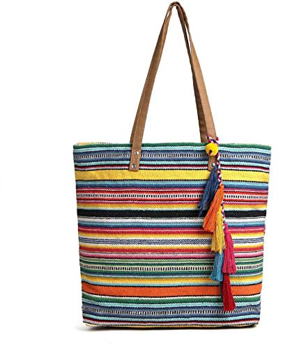 See full amazon price history chart for ASTRID Womens Multicolor Cotton Tote Bag With Tassels ASTRID Womens Multicolor Cotton Tote Bag With Tassels (B08P2Y9WGL) Amazon Price History, Amazon Price Tracker