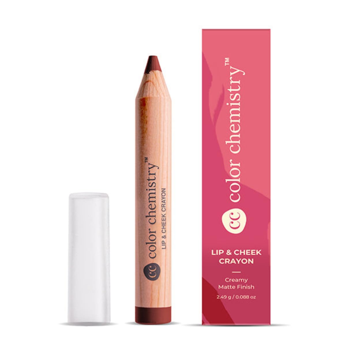 COLOR CHEMISTRY Lip and Cheek Crayon Apricot Lc04, 2.49 G |Vegan, Ultra-Matte Finish, Non-Drying & Long-Lasting |Creamy, Hydrating Formula In 16 Shades for All Skin Tones | Multi-Use for Lips & Cheeks-picture-40