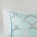 Intelligent Design Lorna Complete Bag Trendy Metallic Mermaid Scale Scallop Print Comforter with Polka Dots Sheet Set, Teen Bedding for Girls Bedroom, Full, Aqua (ID10-1574)