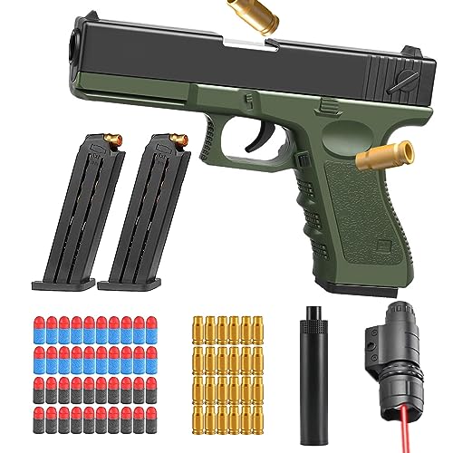 Pistola de Juguete,Pistola de Espuma Blaster,EVA Juguetes de Tiro de Blanda,Juguete de Espuma Suave,Juguete Pistola,Regalos de cumpleaños para Mayores de 14 años.