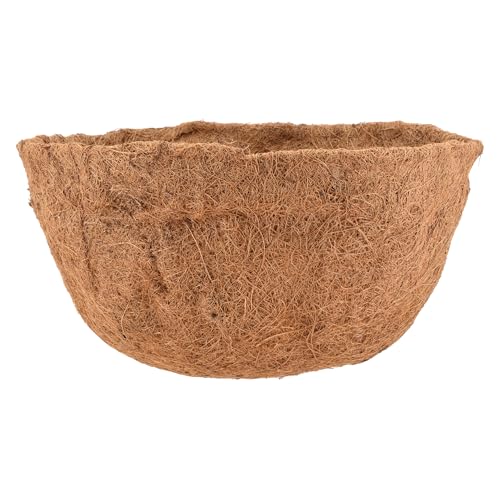 Arcadia Garden Products Extra Durable 1549B 16-inch Coco Liner for Round Hanging Basket Planters, Natural Coconut Fiber Replacement Liner for Garden Outdoor Flower Pots by Arcadia Garden Products - Used condition - US$13.45