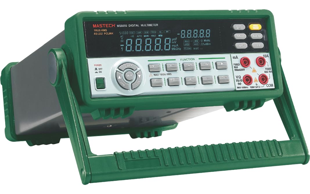 GuliTech MS8040 MS8050 Bench Type Multimeter 22000/53000 Counts AC DC Voltage Current Auto Range Bench Multimeter True RMS Low-pass Filtering With RS-232 Interface(MS8050)