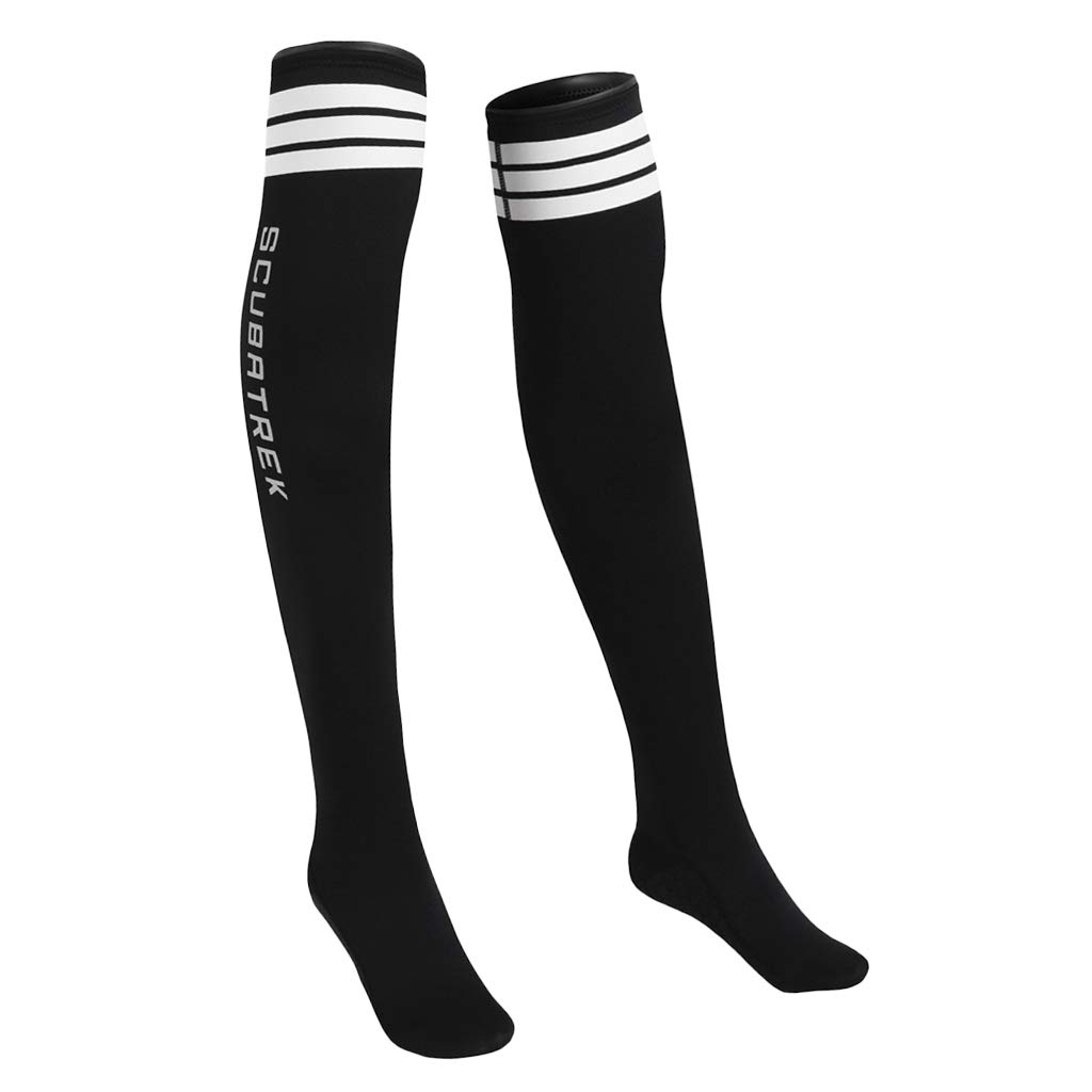 Perfeclan Calzini Lunghi in Neoprene Impermeabile da 1,5 Mm Calzini Lunghi per Immersioni Subacquee, Snorkeling, Nuoto, Sport Acquatici