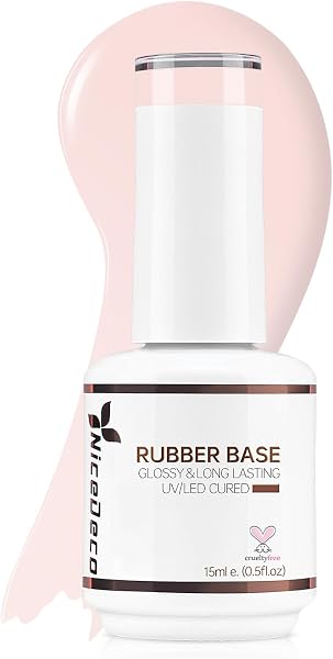 Manicura vibrante y duradera con el esmalte semipermanente Nicedeco Base Rubber.