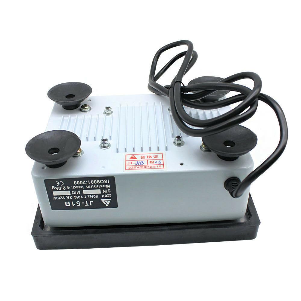 Square Dental Oszillator, Dentalrüttler Zahnlabor mit Einstellbare Intensität 220V 120W, Quiet Lab Vibrator Rüttler Dental Tools Rüttelplatte für Zahnärzte Klinik, 20.5 * 15.5 * 10cm