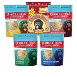 Charlee Bear Original Crunch Dog Treat Variety Pack, 16 oz Bags (5-Pack) – Beef Liver, Chicken Liver, Turkey Liver Cranberries, Cheese & Egg, Chicken Soup Natural Training Treats Made in The USA