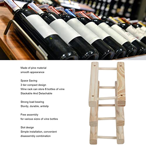 Soporte modular de madera para 6 botellas Asixxsix miniatura 3
