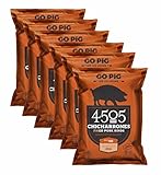4505 Meats Smokehouse BBQ Flavored Chicharrones Fried Pork Rinds, Gluten Free, Antibiotics Free, 2.5 Ounces (Pack Of 12)