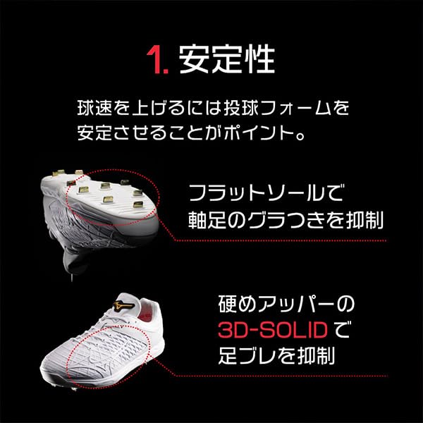 ミズノプロ　スピードレボ　高校野球対応 Amazon.co.jp: 【塗りPのみ可】野球 ミズノ 限定 スパイク 白