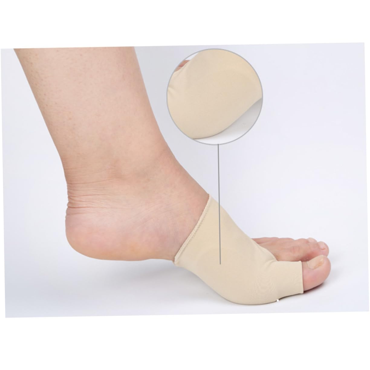 VALICLUD 1PC Hallux Separator Silicone Gel Sleeve for Bunion Relief Comfortable Foot Protector for Men and Women for Home Use