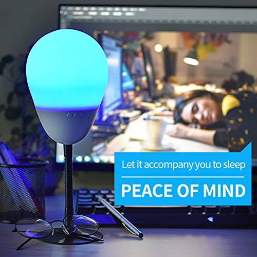 Z-XFY Smart LED Light Speaker,Audio Decompression Artifact Interactive Toy Entertainment Funny Sandbag Colorful Light 5.0 Bluetooth Suitable for Home Office