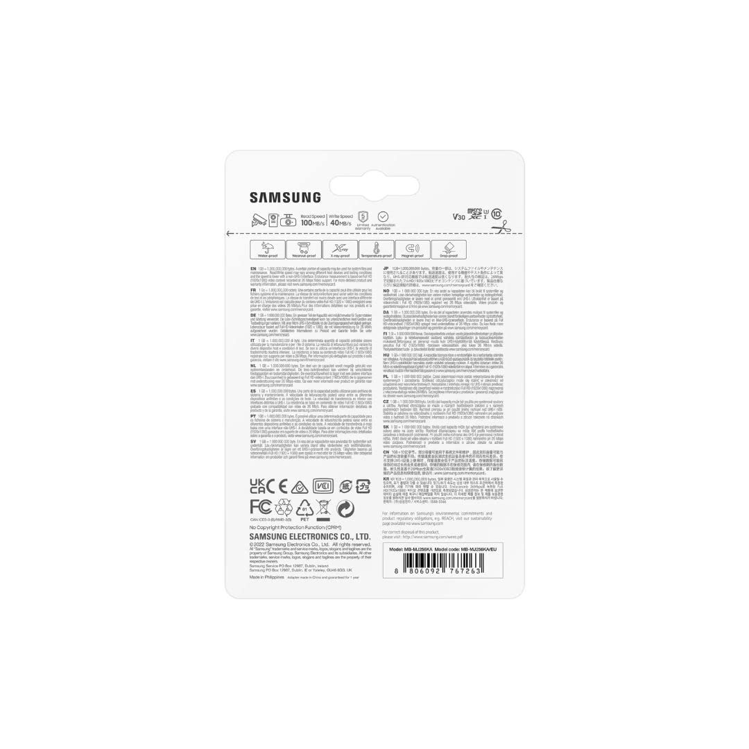 samsung endurance 256gb