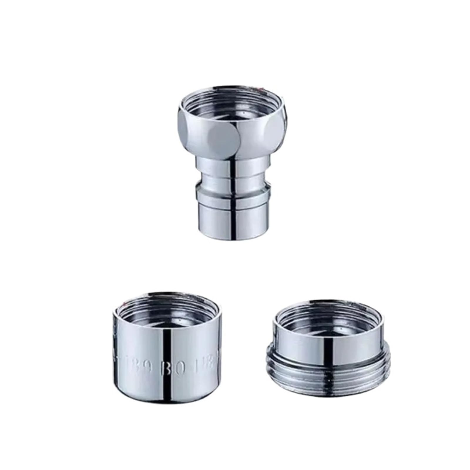 Bvhisehp Silver 2 Dual Control Angle Valve Water Separator Independent Switch For Washing Machine Toilet Spray Gun Faucet(Silver 2)