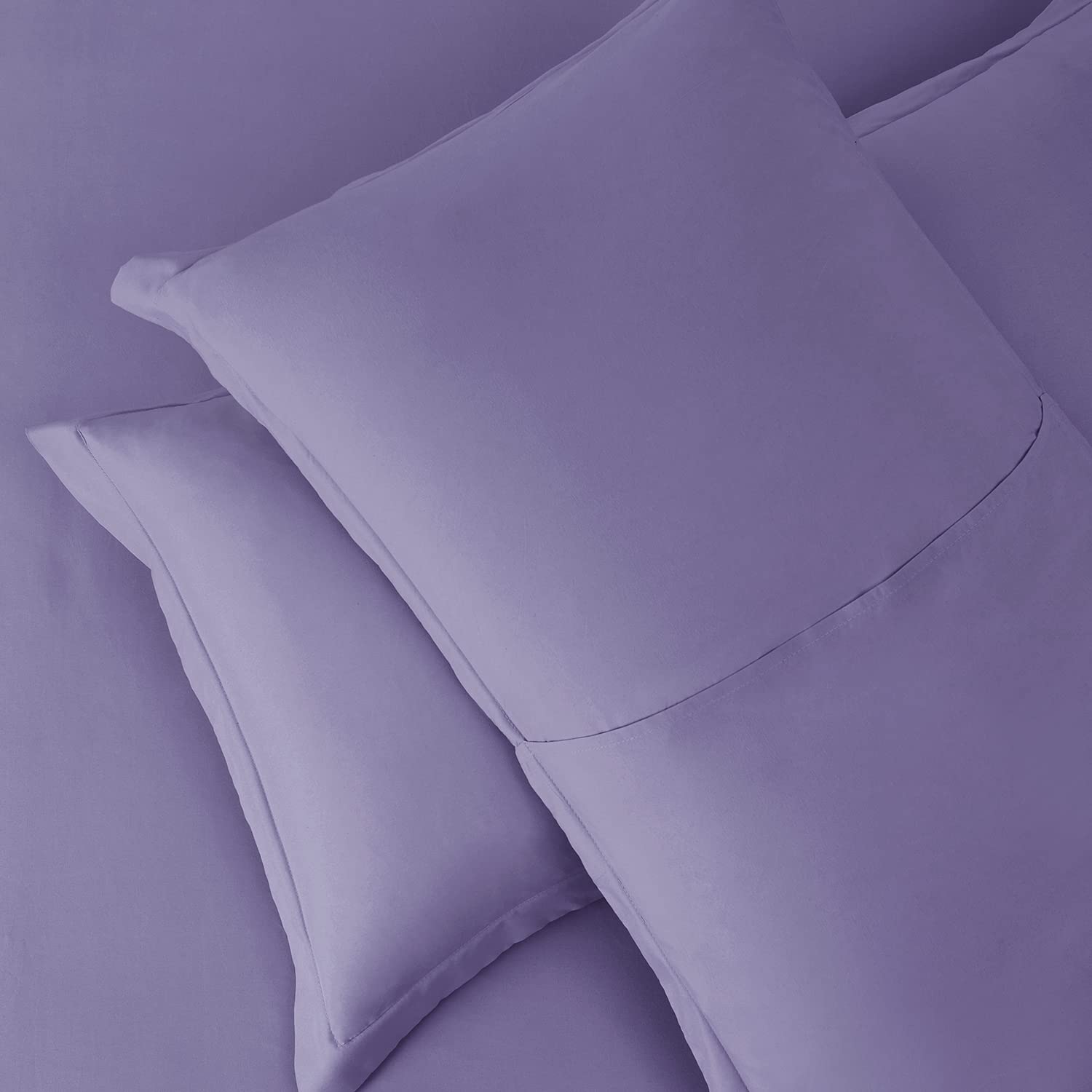 Nestl Lavender Duvet Cover Queen Size Soft Queen Duvet Cover Set, 3