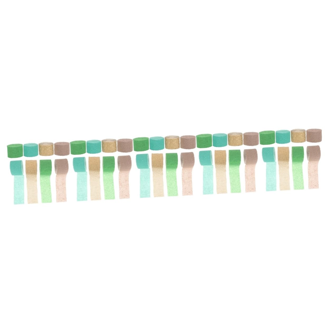SEWACC 40rollos Papel Crepé De Para Decoraciones De Fiestas Para Bodas y Cumpleaños Resistente y Fácil De Manipular