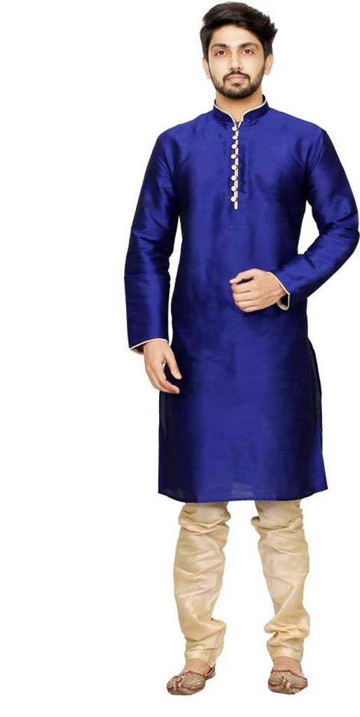 larwa Silk Loop Botton Kurta Pyjama set-picture-29