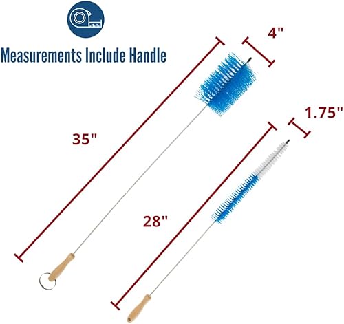 Miniatura 6 de General Electric PM14X10056DS - Juego de cepillos para electrodomésticos, para refrigerador, HVAC, secadora