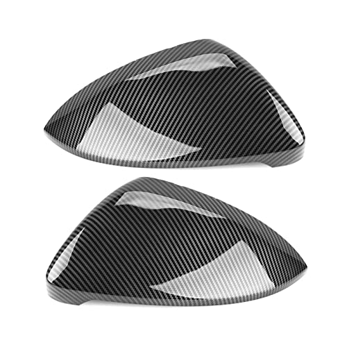 Coque rétroviseur Golf 7 Touran ABS effet carbone lot de 2 capuchons de remplacement