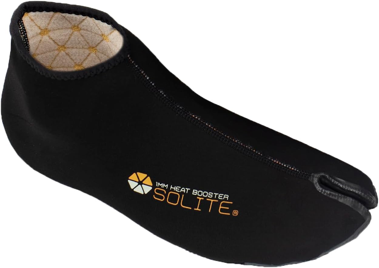 Solite Split-Toe Thermal Rebound 1mm Neoprene Heat Booster Sock (Medium)