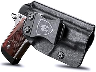 Kimber Micro 9mm Holster, IWB Kydex Holster Fits: Kimber Micro 9 Pistol - Not Fit Kimber Micro 10mm & .45, Inside Waistband Concealed Carry, Adj. Cant & 'Posi-Click' Retention, Right Hand