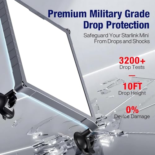 Image of for Starlink Mini Suction Cup Mount Starlink Mini Accessories for Car Sunroofs or Windows，Secure Satellite Mounting Kit Strong Suction Stable Signal，for RVs, Boats,Road Trips,Boats, Windows