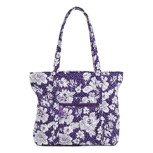 Vera Bradley Cotton Collegiate Vera Tote Bag (Multiple Teams Available)