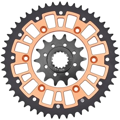 Pignon moteur 14T et couronne 50T 520 moto GasGas300 EC 2020