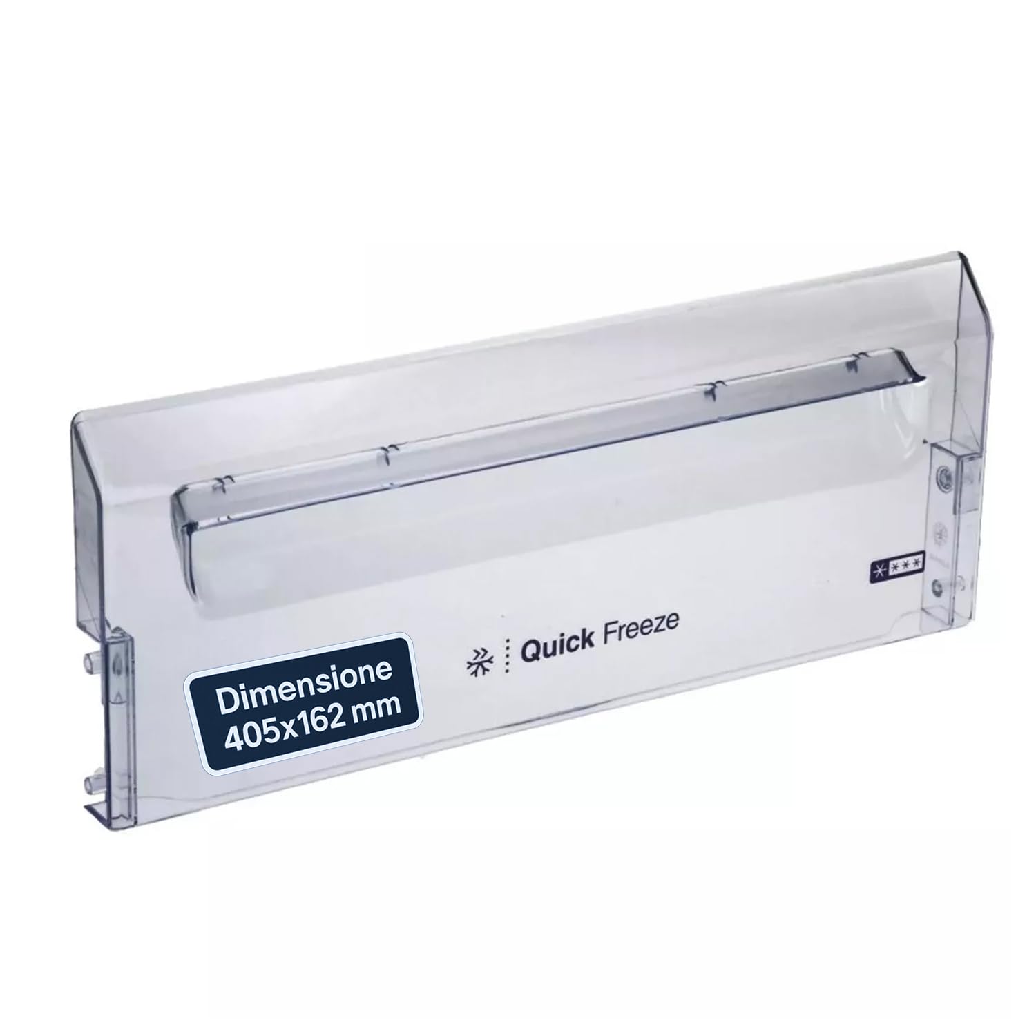 eRicambi® Sportello Frontale Cassetto Congelatore - Compatibile con Electrolux ZBB2294R, ZBB2294L, ZBF3124A, FI22/10EA - Dimensioni 405x162 mm - Ricambio Originale