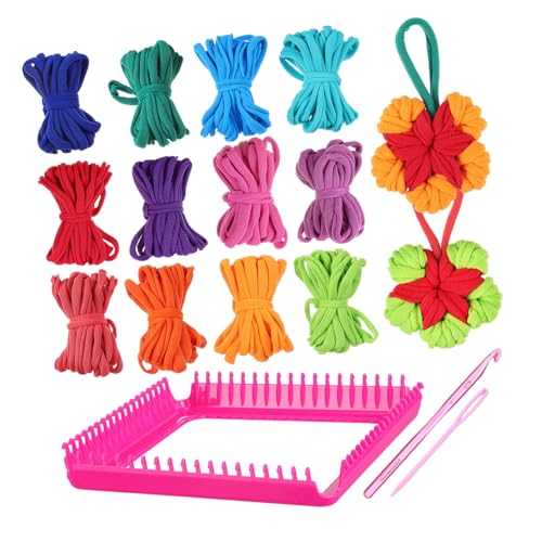 CIMAXIC Weaving Loom Loops Boys and Girls Knitting Set Loom Pot Holder Loops Craft Loop Refills