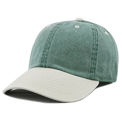 Image of The Hat Depot 100% Cotton Pigment Dyed Low Profile Dad Hat Six Panel Cap