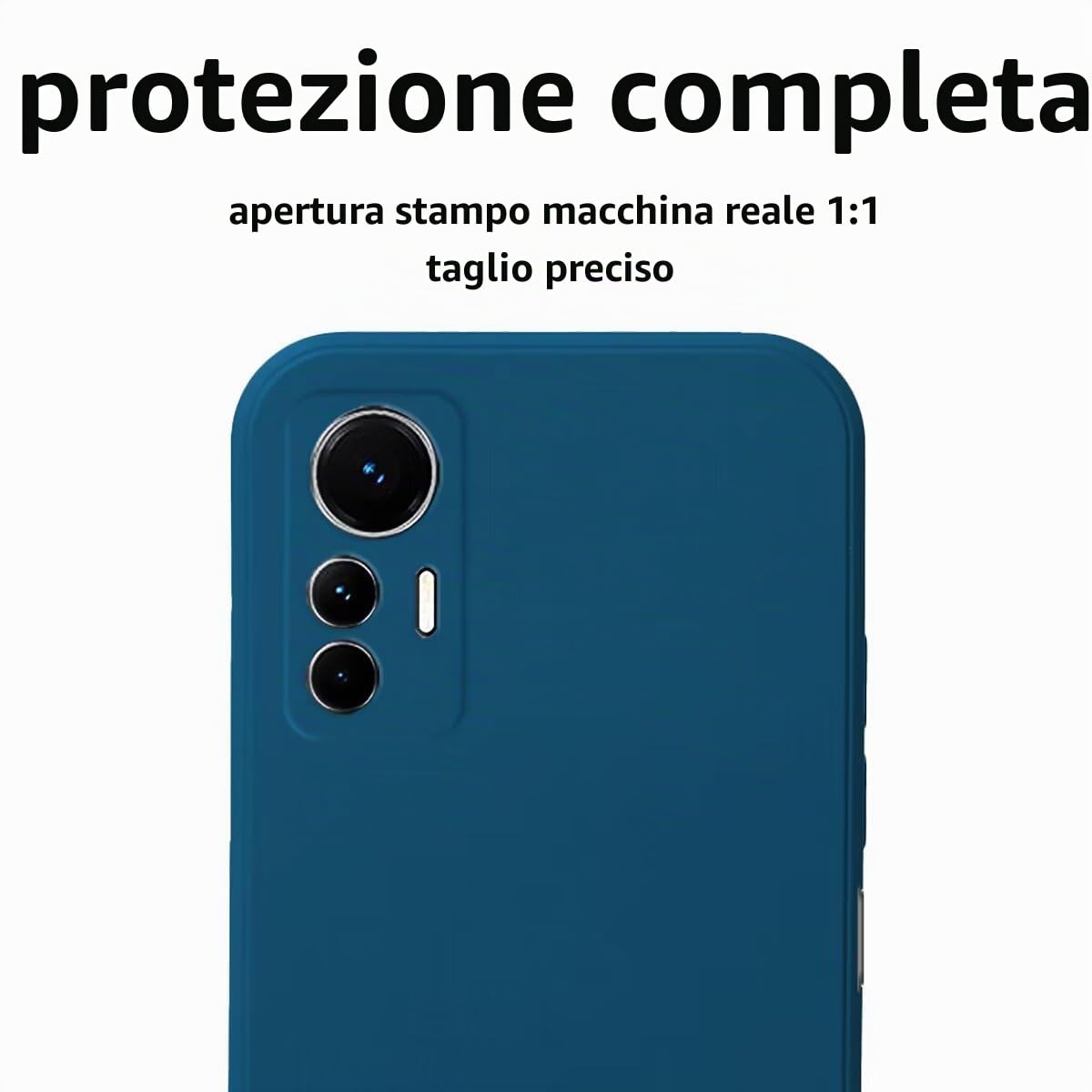 Topme Cover per Xiaomi MI 12 Lite (6.55 Inches) Custodia Case, Protezione Della Pelle Della Custodia in Silicone Tpu - Ciano chiaro Topme Cover per Xiaomi MI 12 Lite (6.55 Inches) Custodia Case, Protezione Della Pelle Della Custodia in Silicone Tpu - Ciano chiaro
