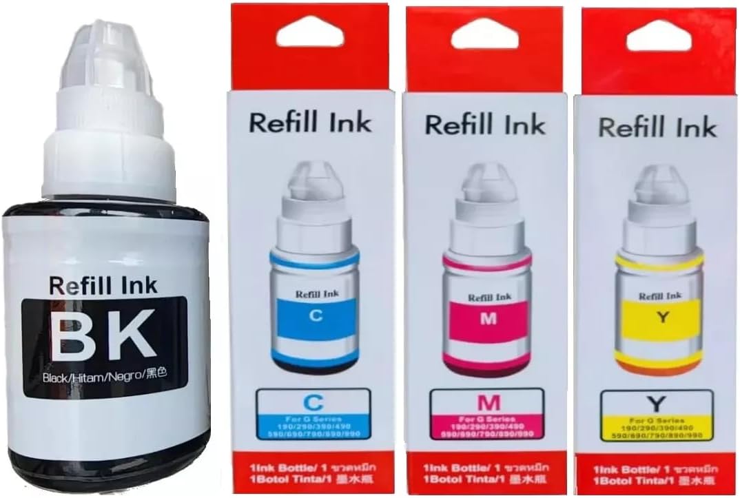 Ink Kit compatibility Canon Pixma G3160 G3100 G1110 G2160