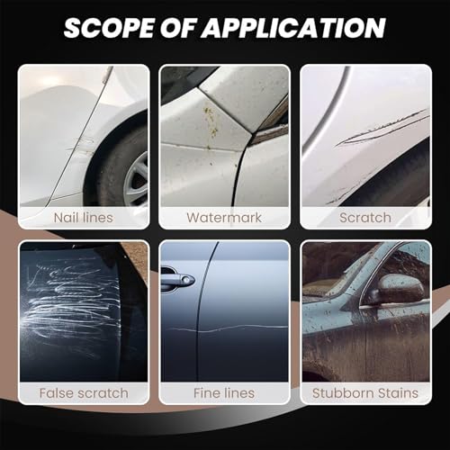 8 Stück Nano Kratzerentferner Tücher, Mikrofaser Poliertuch, Entfernt Leichte Kratzer & Schrammen, Sparkle Tuch für Auto Lackreparatur, Inkl Polierfunktion für Lackpflege Für alle Fahrzeugtypen