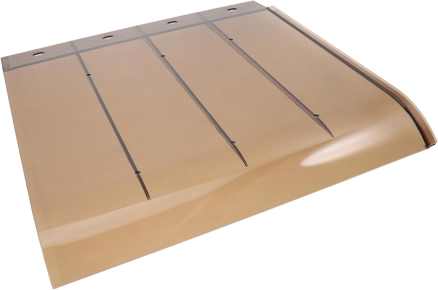 Balcony Awning Window Rain Canopy 40x40cm Patio Porch Outdoor Door Cover Replacement Part Tea Color