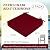 HOMELYSIAN Waterproof Outdoor Chair Cushions Set of 2, Square Outdoor Seat Cushions with Ties and Removable Covers, 19 x 19 Outdoor Cushions for Patio Furniture with Portable Handle(Burgundy)