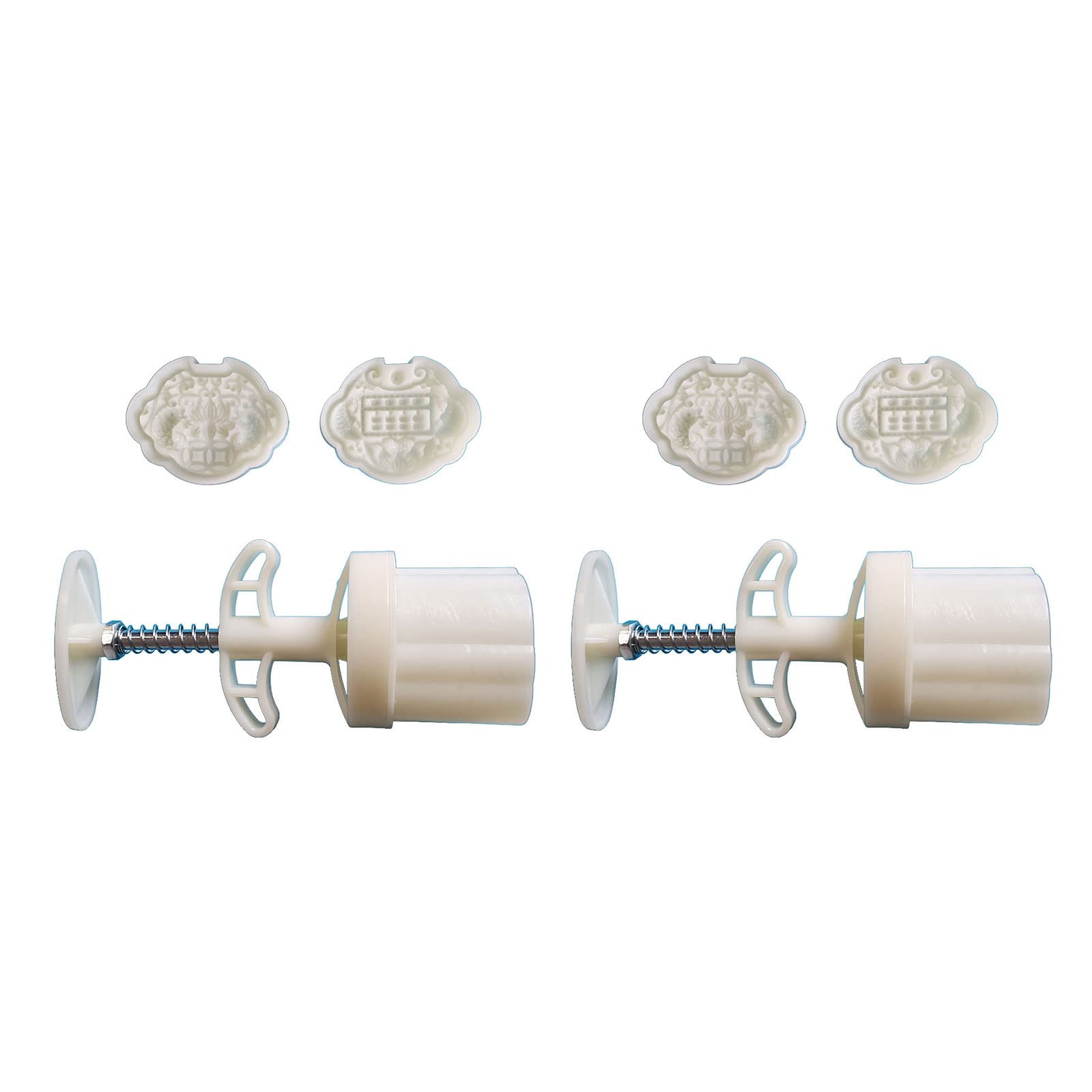 Tsophreniq Mold Cookie Stamps Chinese Mid-Autumn Cake Makers Jade Shaped Decoration Tools for Baking Cookie Cake Makers