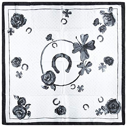 Image of Women's 35 inch Satin Square Silk Like Hair Scarves and Wraps Headscarf for Sleeping | Silk Feel Neckerchief, Hair Scarf, Fashion Bandana, Headscarf, Headband, Hair Wrap Sleeping, Daily Fashion Styling
