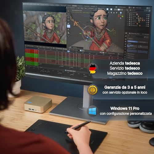Lux Intel® Core-i5 13ª Generazione Mini PC • NUC 13 Lux Pro • 10 core, fino a 4,6 GHz • 16 GB RAM, 512 GB SSD • WiFi 6E, TB 4, Bluetooth 5.3 • Mini computer desktop • Windows 11 Pro - PC Desktop - Immagine 5