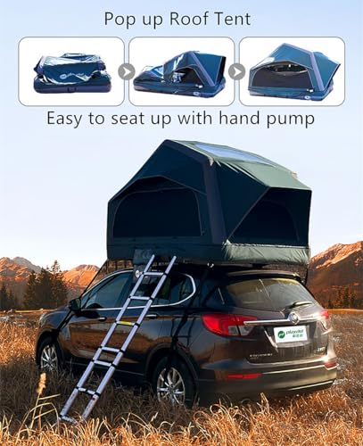 Carpa Inflable Para Techo De Auto Familiar Portátil miniatura 2