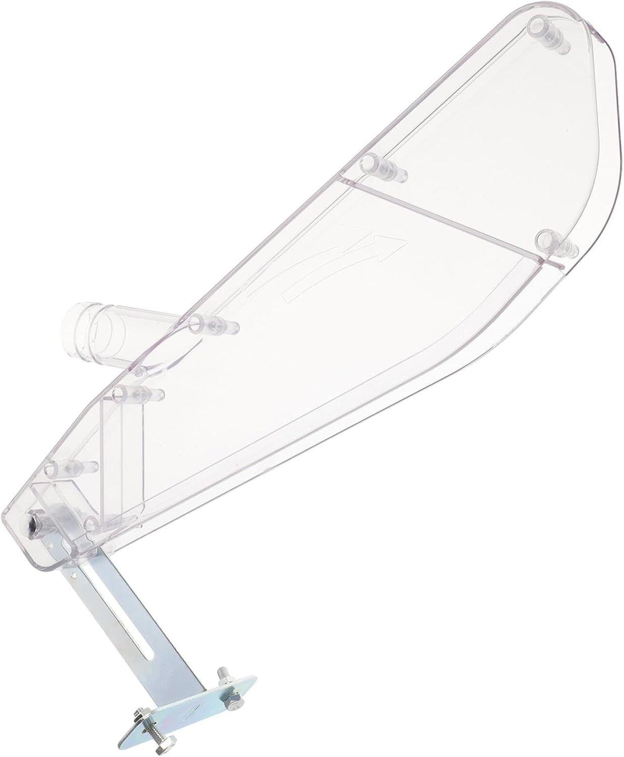 Ipetboom Table Saw Cover Transparent Woodworking Accessory with Splitting Cutter Guard for Safety and Dust Protection Compatible with Vacuum Cleaner Attachment