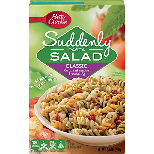 Pasta Salad Variety Pack of 5 | Suddenly Salad Pasta Salads | Chipoltle Ranch | Ranch Bacon | Creamy Parmesen | Creamy Italian | Classic | Snack Fun Shopping Pad