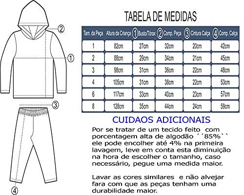 KIT de 5 Conjuntos para o Frio Menino Blusa + Calça (3)