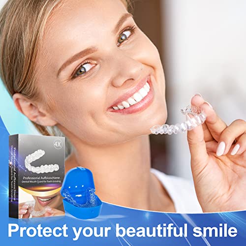 Mouth Guard For Grinding Teeth - Mouth Guard For Clenching Teeth At Night, Bpa Free New Upgraded Dental Night Guard Stops Bruxism For Adults & Kids 2 Sizes Pack Of 4 (2 Pairs) #TOP6