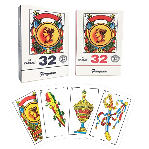 Spanish Playing Cards Barajas Espanolas Originales, Naipes de Plastico EspaÃ±ola, Juego de Cartas Naipes Briscas Cards Puerto Rico, Mexican Playing Cards, Tspanish Cards Deck Games 50 Cards