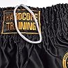 Hardcore Training Classic Muay Thai Shorts Black White Red Camo Blue Kick Boxing MMA Combat Sport Sparring Trunks Blue M
