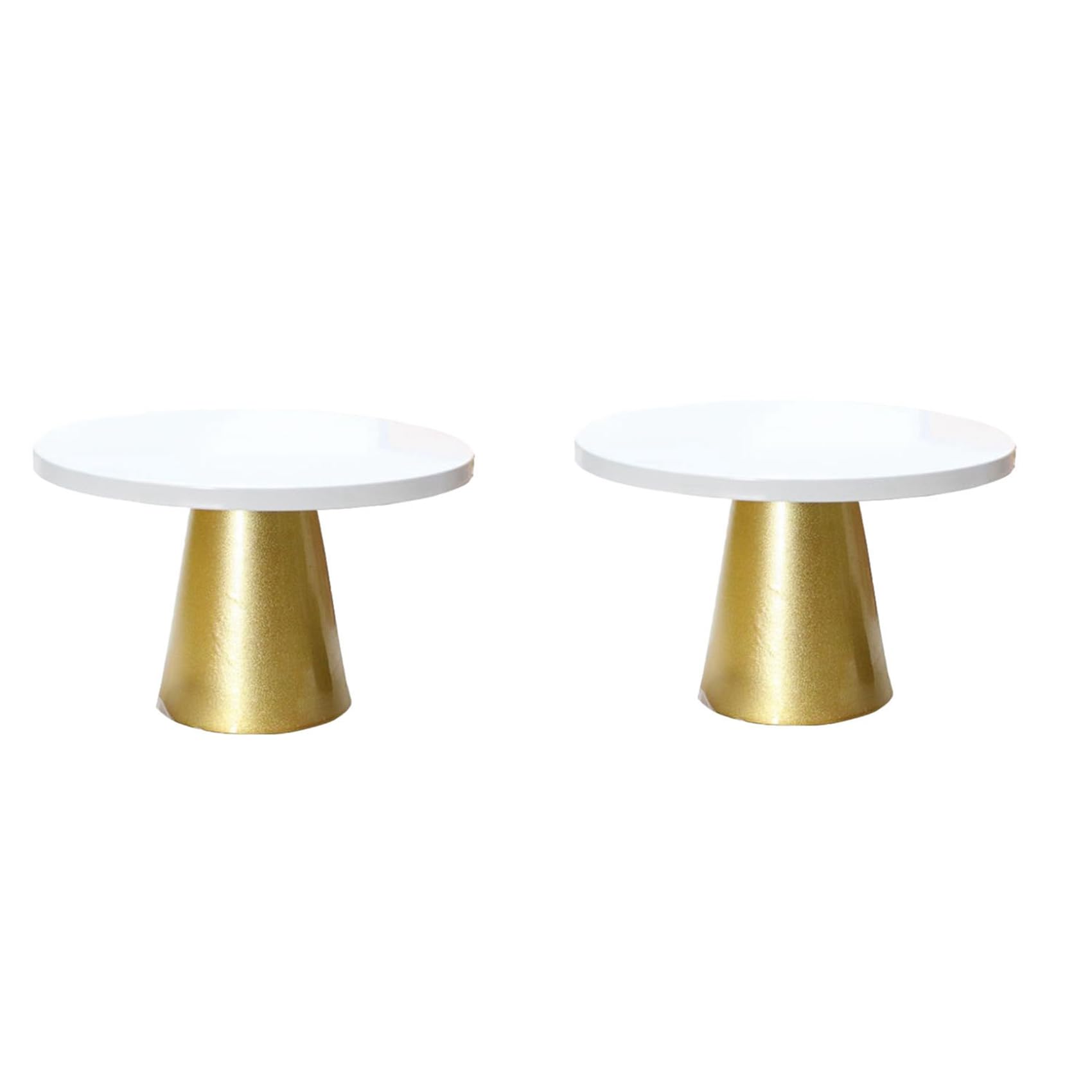 Hndhbfgrt 2X Metal Iron Cake Stand Round Pedestal Dessert Holder Cupcake Display Rack Bakeware for Birthday Wedding Party