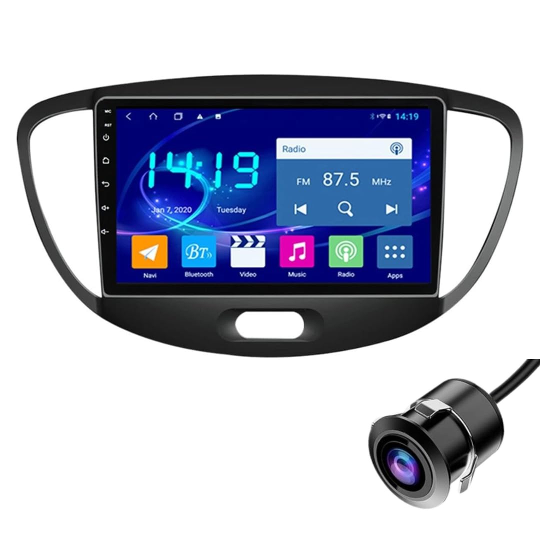 Modorwy Old Hyundai i10 9 Inch IPS 1280P HD Car Android Display with Gorilla Glass | Double Din Car Stereo | Android 12 | 2GB RAM / 32GB ROM Multimedia Player with AHD Camera, Dashboard Frame (B0CCL5396B) Amazon Price History, Amazon Price Tracker